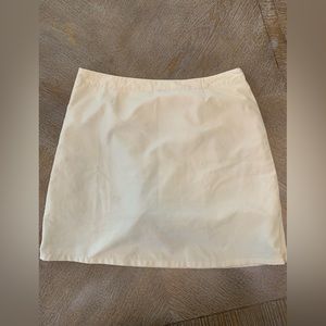 Patagonia Sz 8 Beige Skirt/Shorts Side Zip Slit Waist 32” Length 17” Nylon